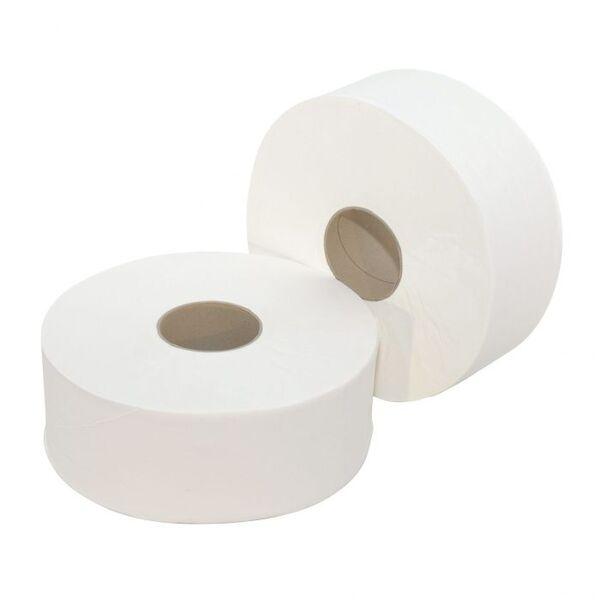 Elos Jumbo Toilettenpapier 2-lagig Zellstoff, 360 m, Ø 25 cm – ideal für gewerbliche Spender